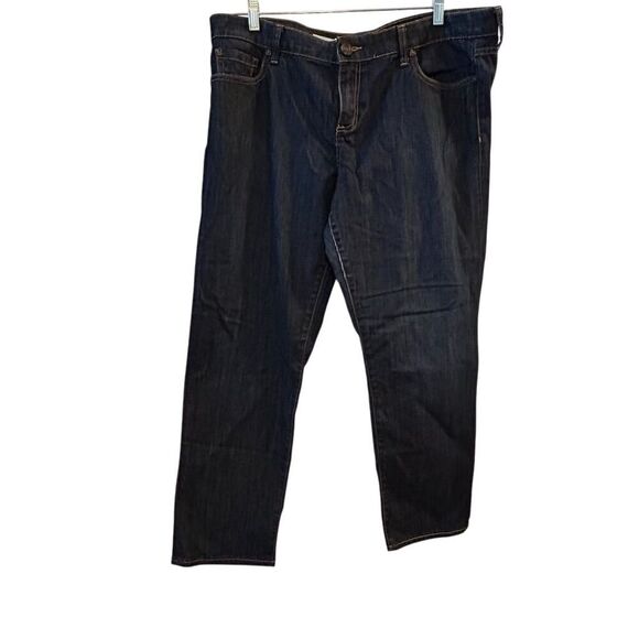 Kut from the Kloth Boyfriend Jeans Size 16 Dark Wash Blue - Picture 1 of 8